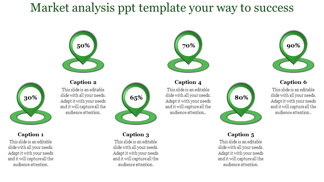 Market analysis ppt template-Market analysis ppt template your way to success-6-Green